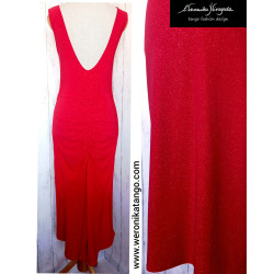 LUXIA - pencil dress with open back