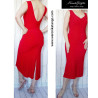LUXIA - pencil dress with open back