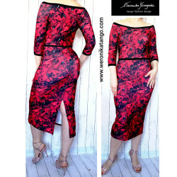Hannah Pencil dress with a...