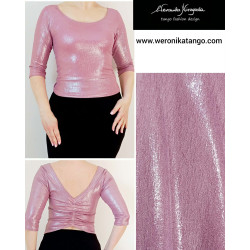 Top z marszczeniem z tyłu