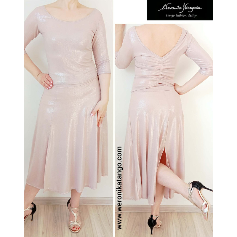 Amelia - roztańczona szeroka spódnica z rozporkami