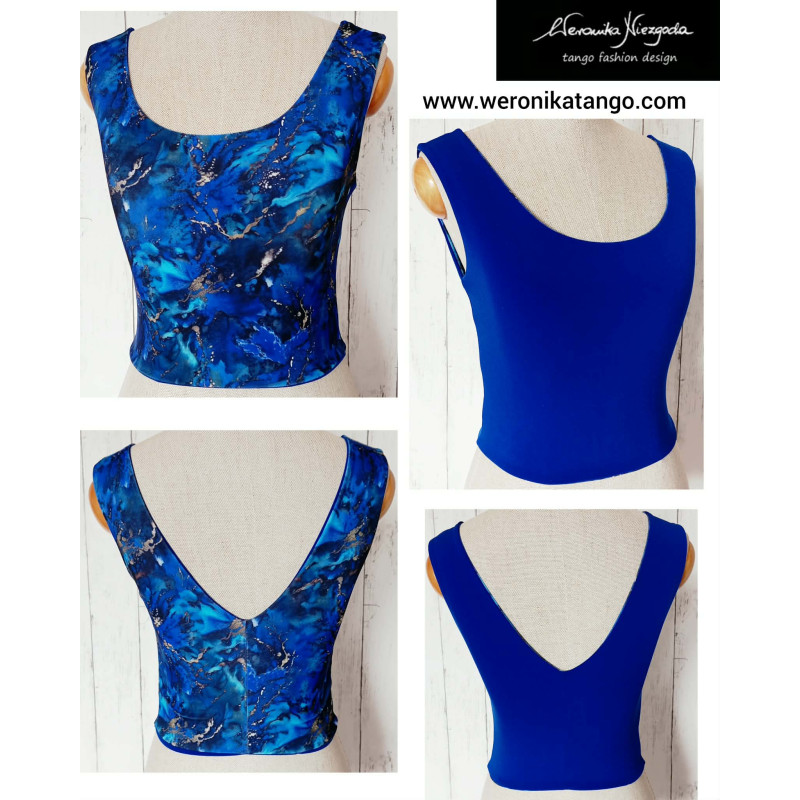 Short Reversible top 2 in 1
