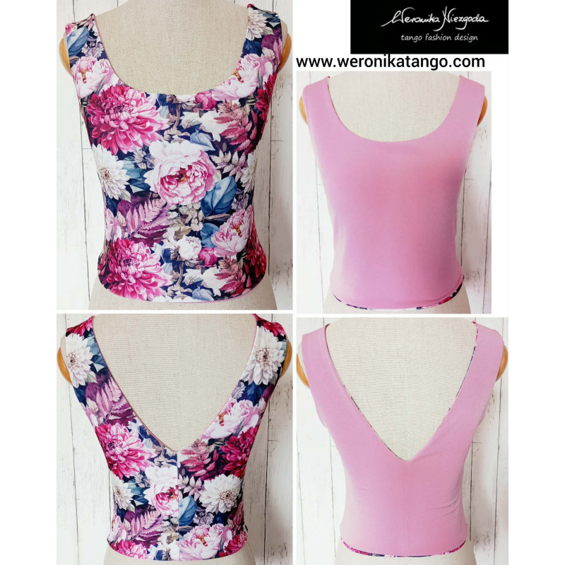Short Reversible top 2 in 1
