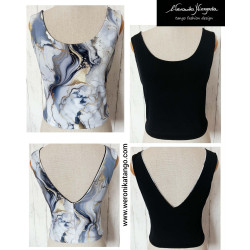 Short Reversible top 2 in 1