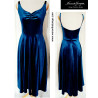 ALICE Dancing velvet dress with open back