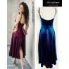 ALICE Dancing velvet dress with open back