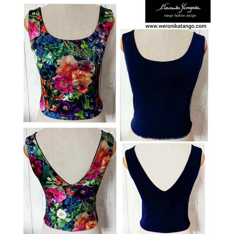 Short Reversible top 2 in 1