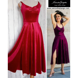 ALICE Dancing velvet dress with open back