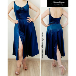 ALICE Dancing velvet dress with open back