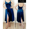 ALICE Dancing velvet dress with open back