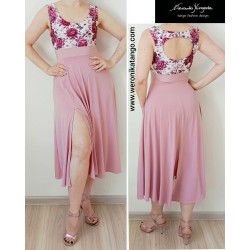 Szeroka tańcząca sukienka z...