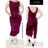 Classic velvet pencil tango dress