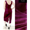 Classic velvet pencil tango dress
