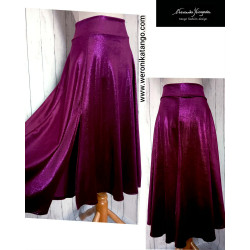 Amelia - velvet wide skirt