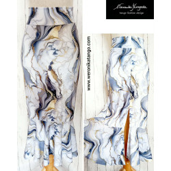Carmen - pencil skirt with...