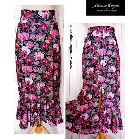 Carmen - pencil skirt with the ruffle