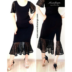 Carmen - pencil skirt with the ruffle