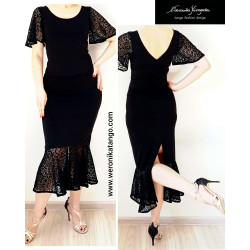 Carmen - pencil skirt with the ruffle