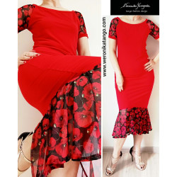 Carmen - pencil skirt with the ruffle