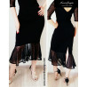 Carmen - pencil skirt with the ruffle