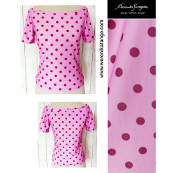 Top with sleeves off the shoulders
