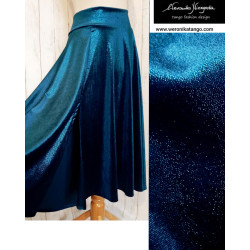 Amelia - velvet wide skirt