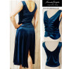 Amelia - velvet wide skirt
