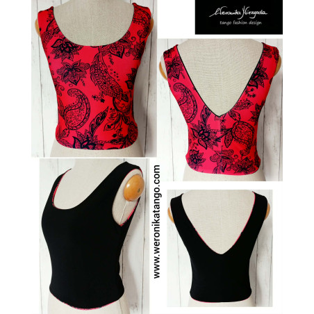 Short Reversible top 2 in 1
